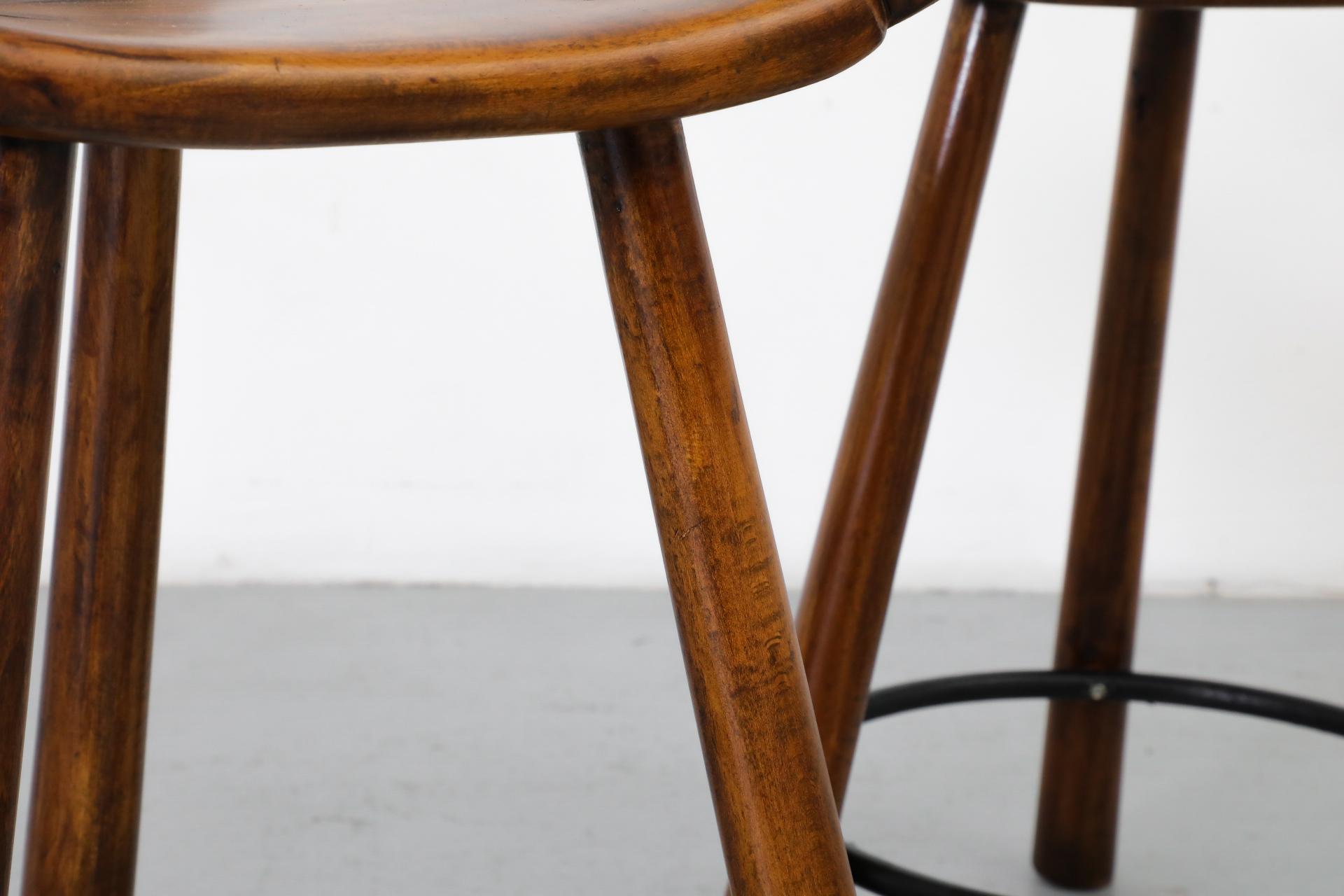 Set of Three Sergio Rodriguez Style Low 'Marbella' Counter Stools 1