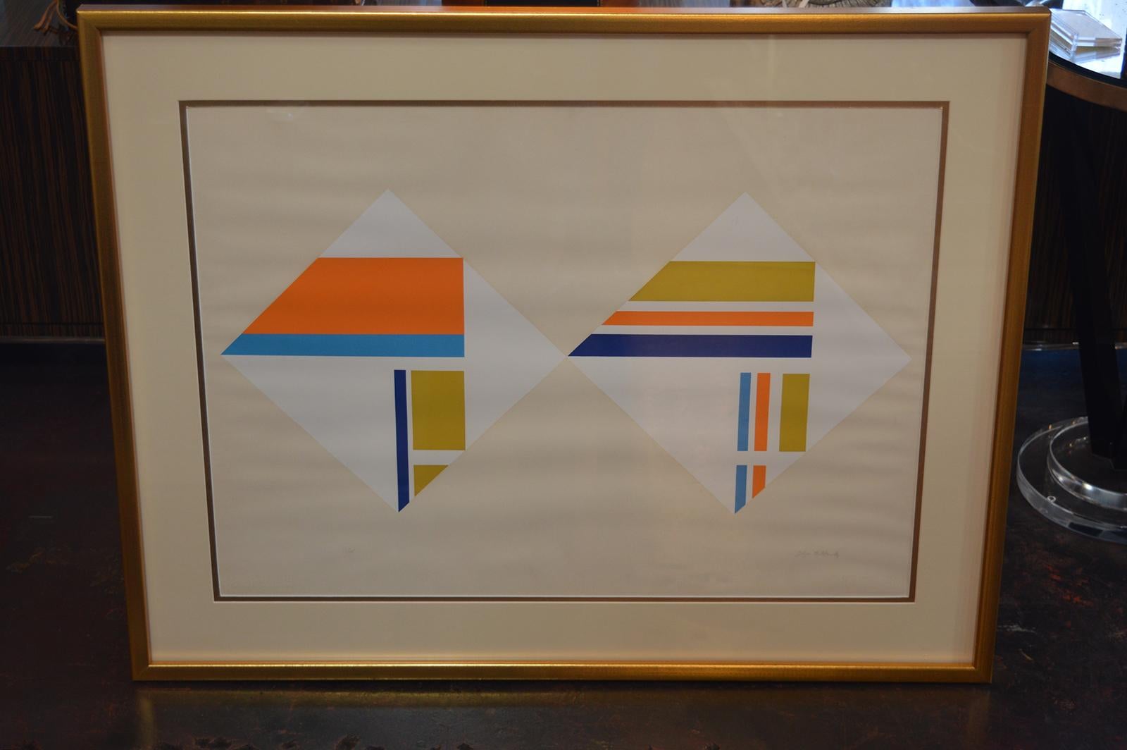 Set of Three Serigraphs by Ilya Bolotowsky For Sale 7