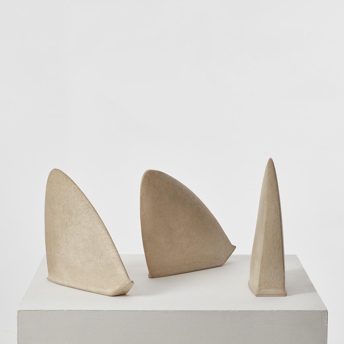 British Set of Three ‘Shark Fin’ Sculptures from the Collection of Sir Terence Conran For Sale