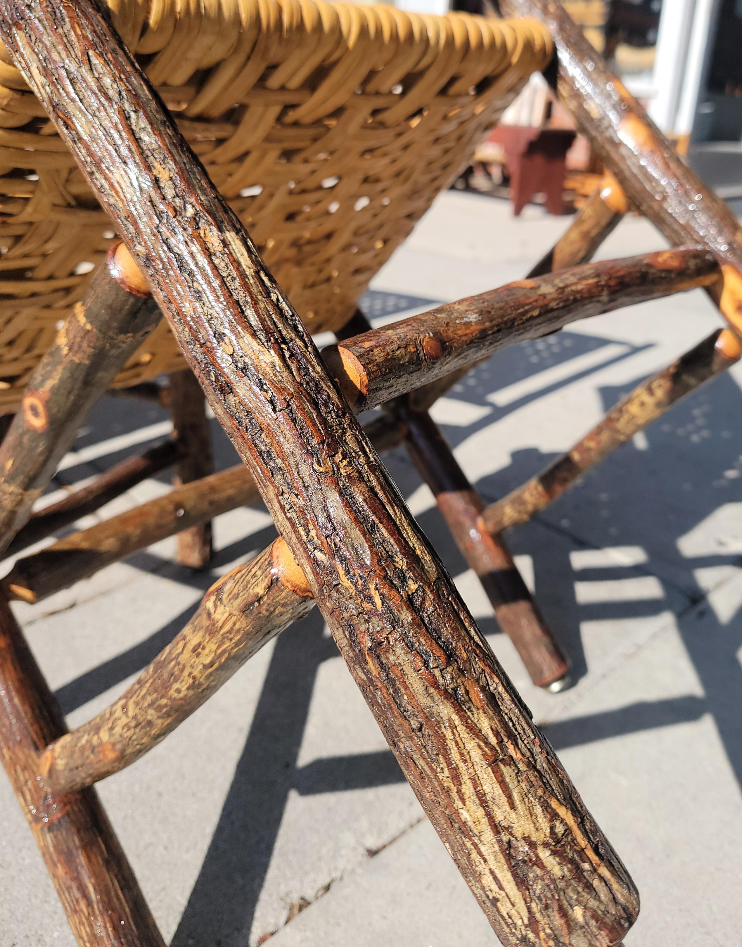 Set of Three Signed  Old Hickory Side Chairs 3
