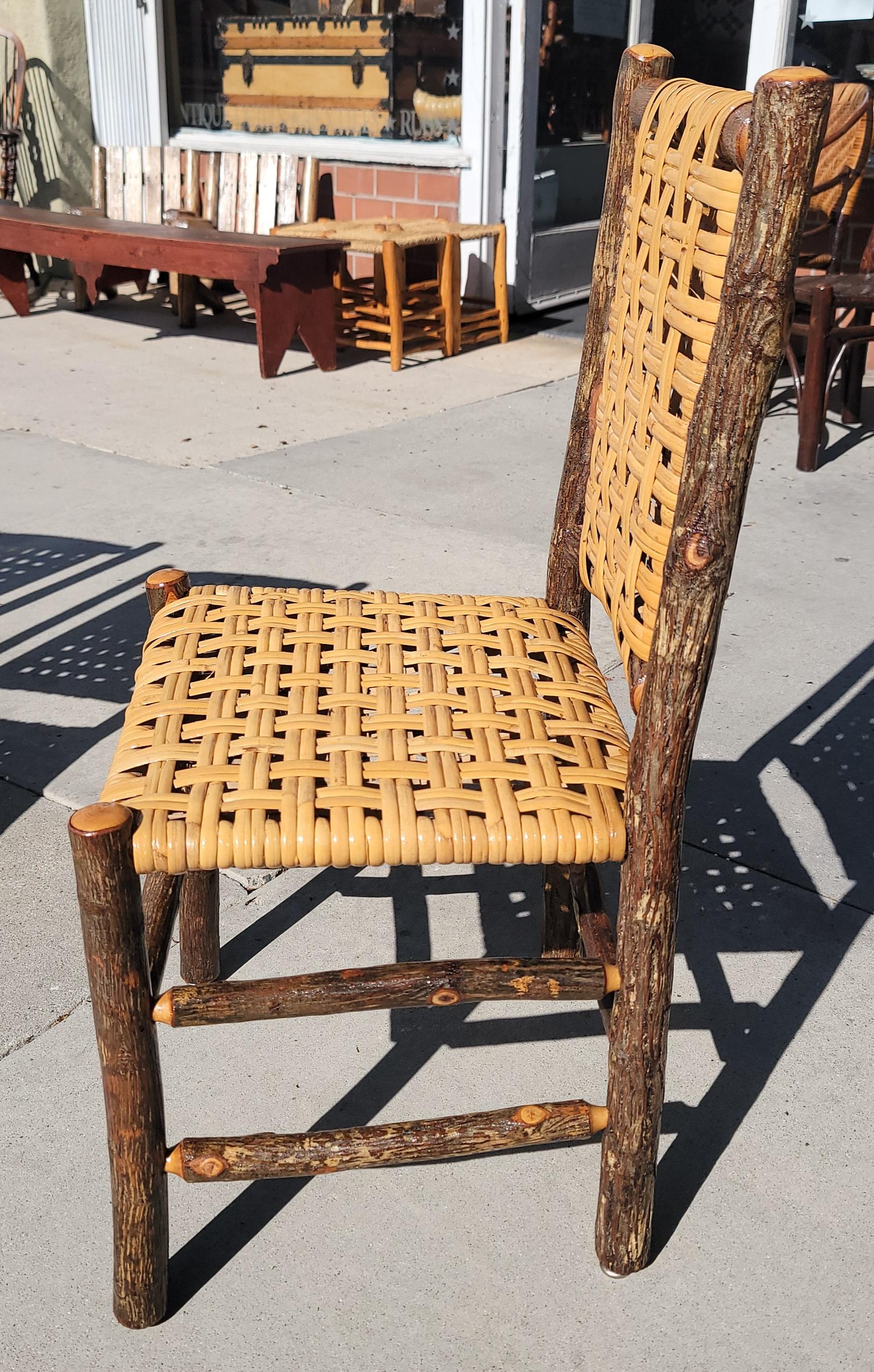 Set of Three Signed  Old Hickory Side Chairs In Good Condition In Los Angeles, CA