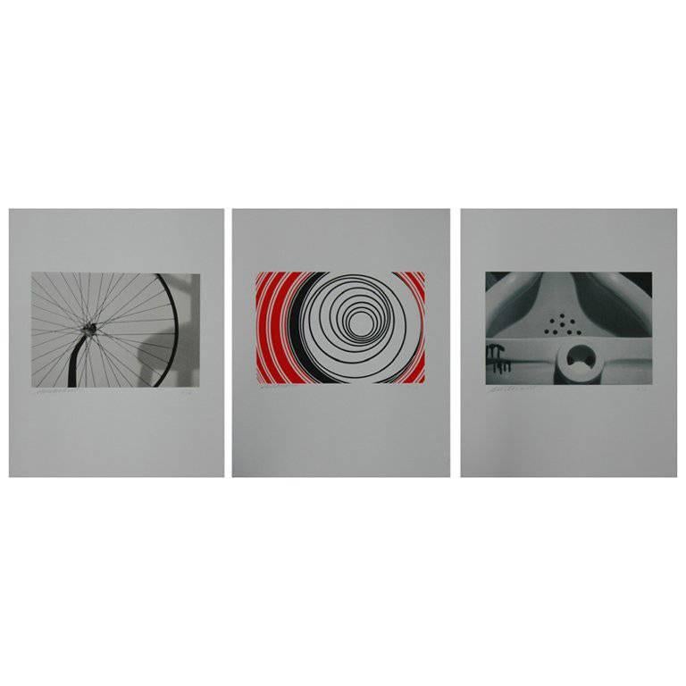 Set of Three Signed Sturtevant Serigraphs For Sale