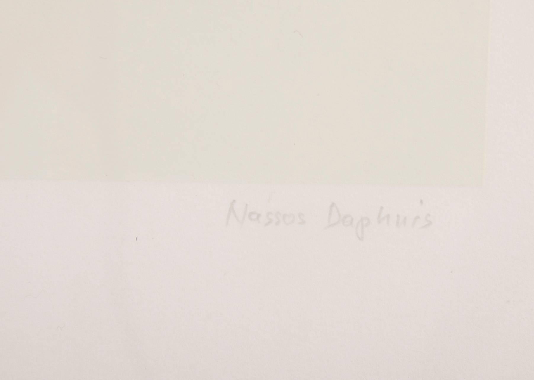Set aus drei Siebdrucken von Nassos Daphnis (Papier)