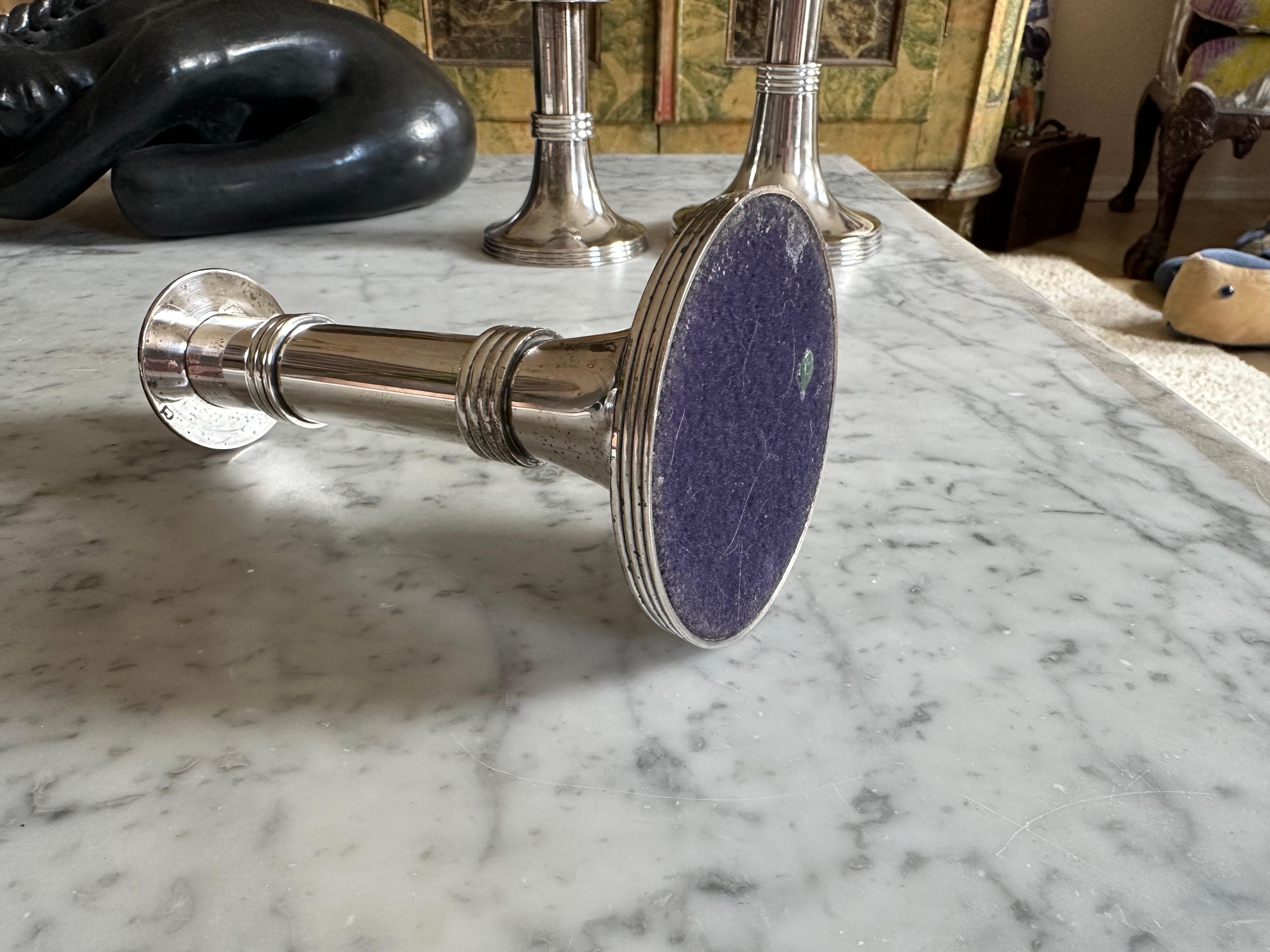 Set of Three Silver-Plated 