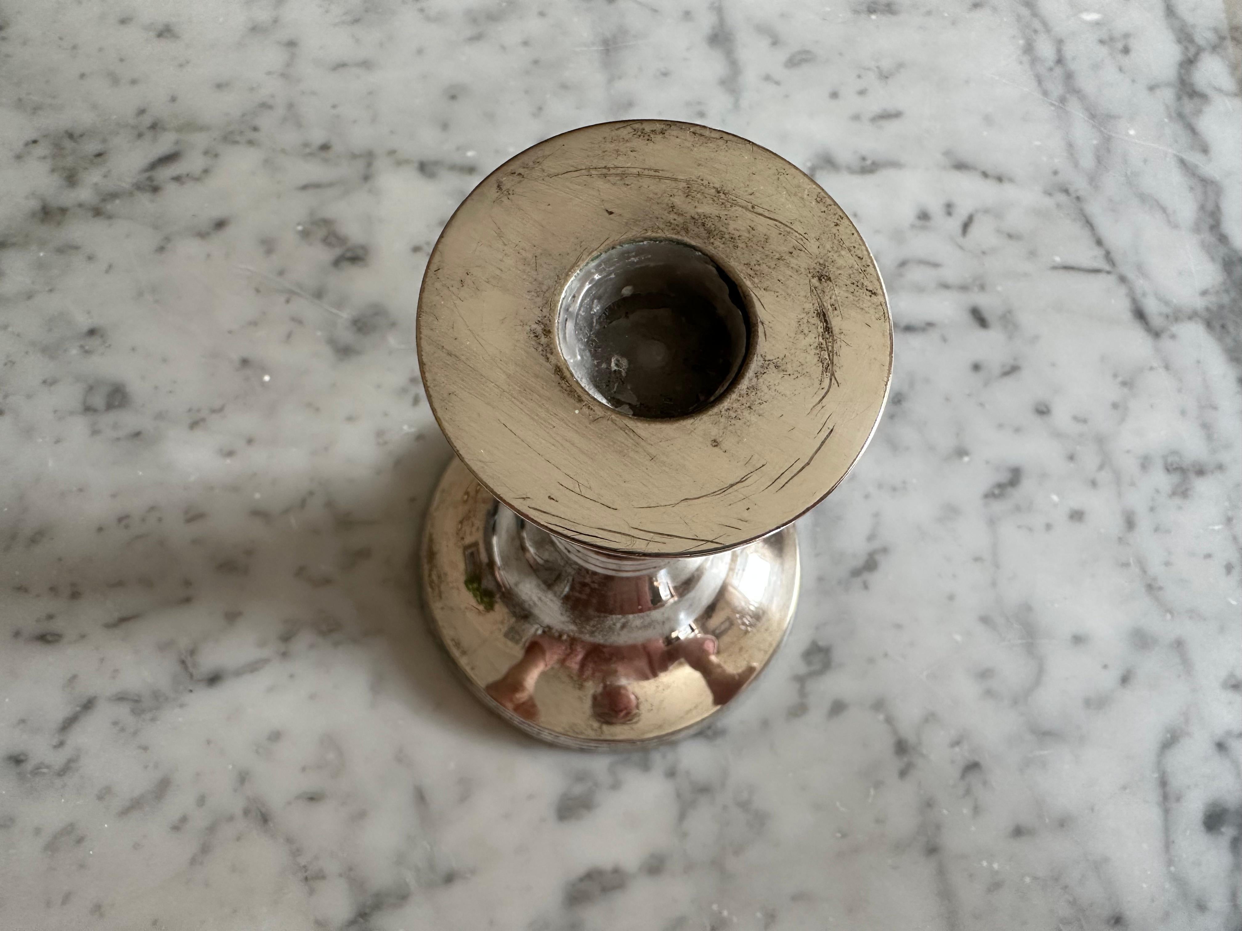 Set of Three Silver-Plated 