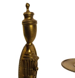 Set of Three Single-Light French Empire Gilt Bronze Sconces