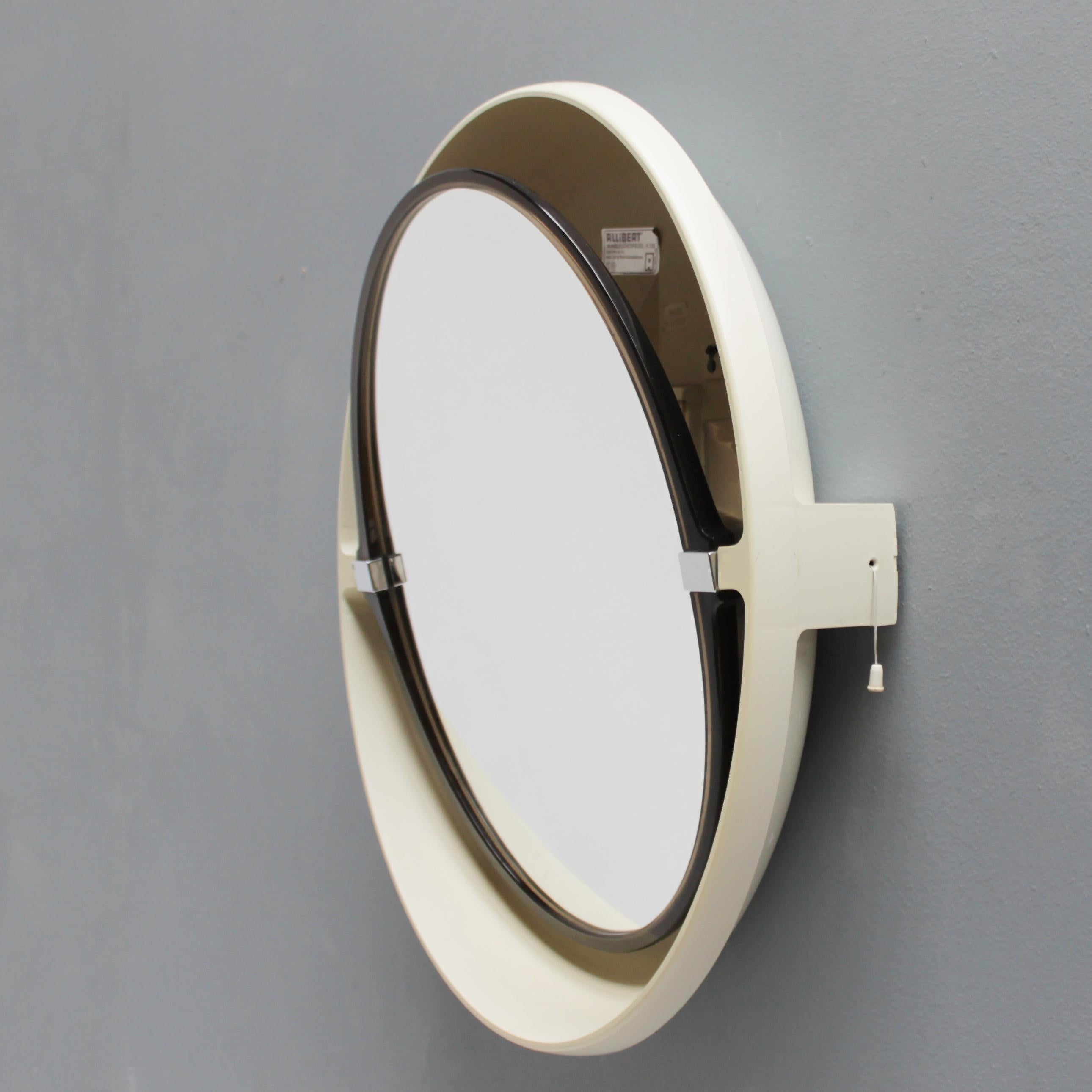 Set of Three Space Age Mirrors by Allibert 4