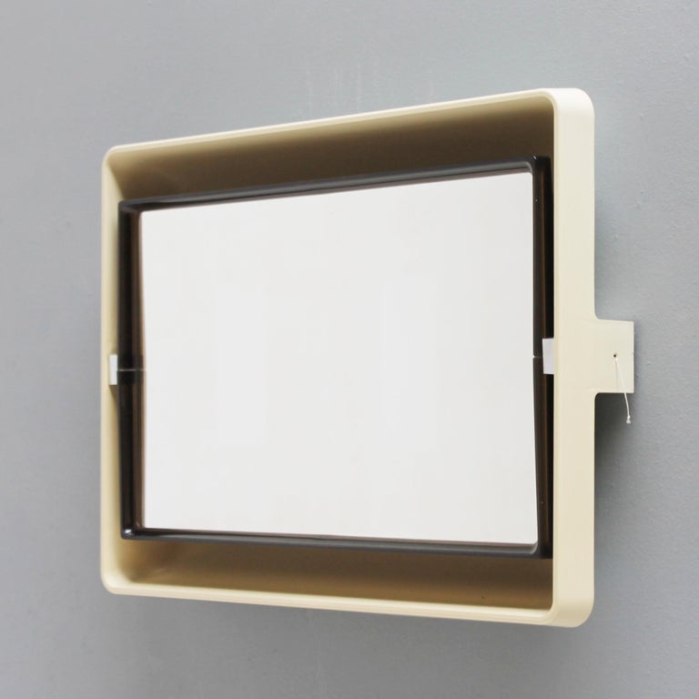 Set Of Three Space Age Mirrors By Allibert At 1stdibs