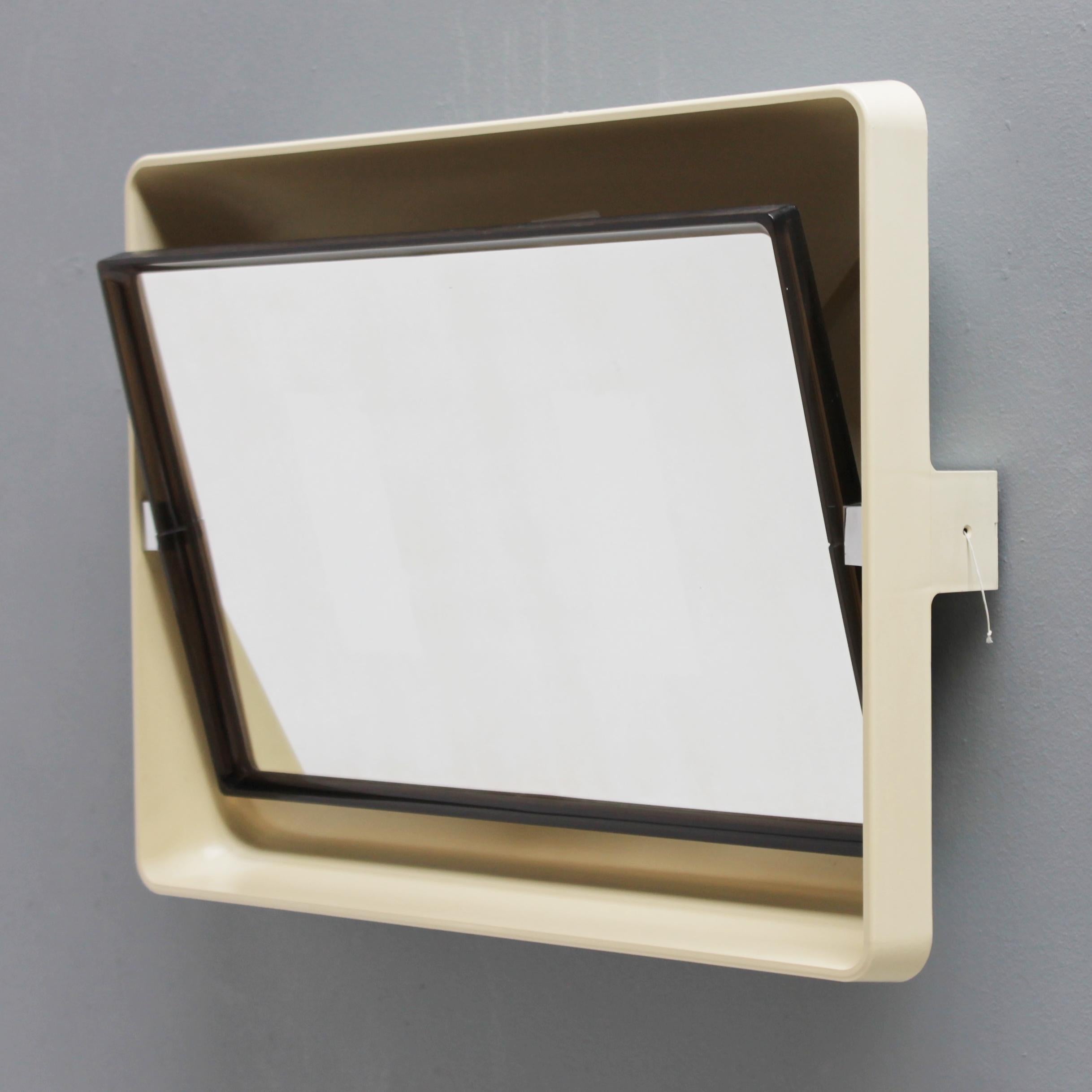 Set of Three Space Age Mirrors by Allibert 11
