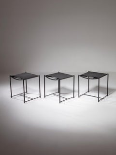 Set of Three "Spaghetti Stools" by Giandomenico Belotti for Alias, Italy, 1980s