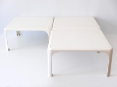 Set of Three Stackable Side Tables Demetrio 45 by Vico Magistretti for Artemide