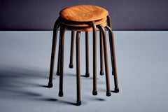 Set of three stackable Stools by Schell N.V. Belfeld, Netherlands, 1970s