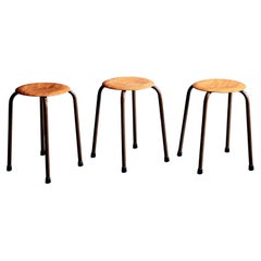 Set of three stackable Stools by Schell N.V. Belfeld, Netherlands, 1970s