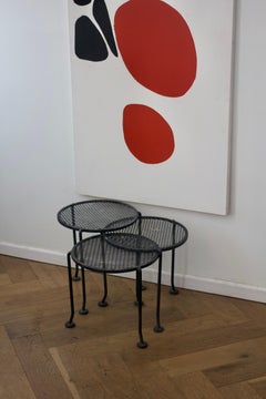 Ensemble de trois tables empilables pour Salterni