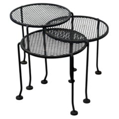 Ensemble de trois tables empilables pour Salterni