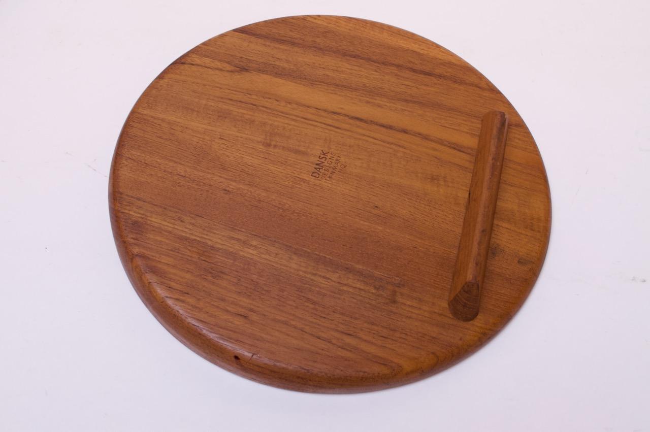 Set of Three Staved Teak Cutting Boards / Trays by Jens Quistgaard for Dansk In Good Condition For Sale In Brooklyn, NY