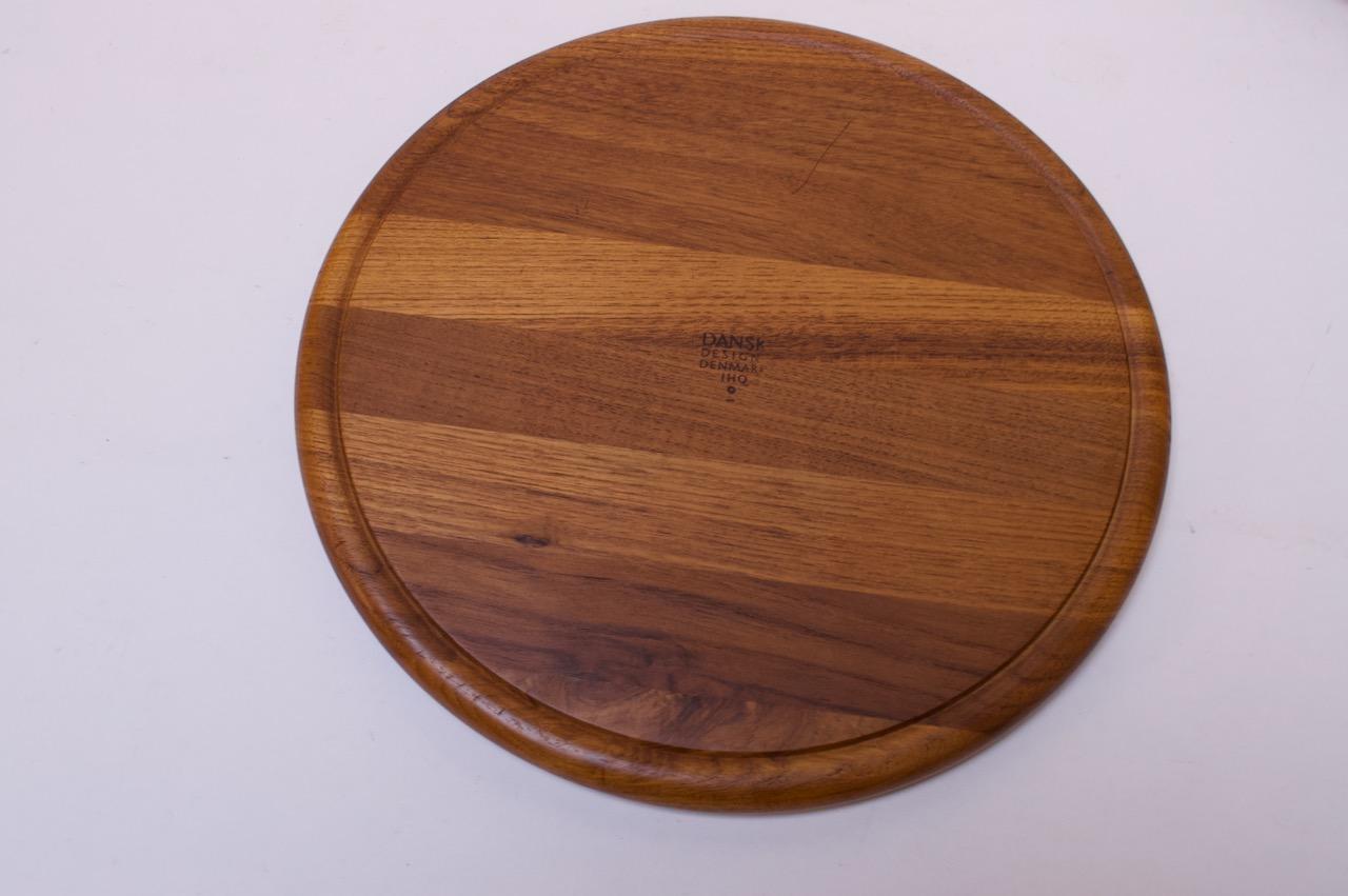 Set of Three Staved Teak Cutting Boards / Trays by Jens Quistgaard for Dansk For Sale 1