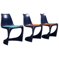 Vintage Set of Three Steen Østergaard Model 291 Chairs