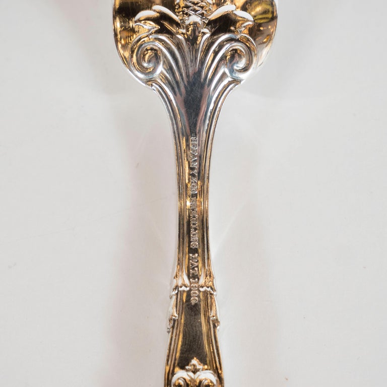 Set of Three Sterling Silver Small Serving Forks by Tiffany and Co. at