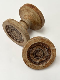 Set di tre maniglie per porte in gres, Roger Capron, Vallauris AM 1968