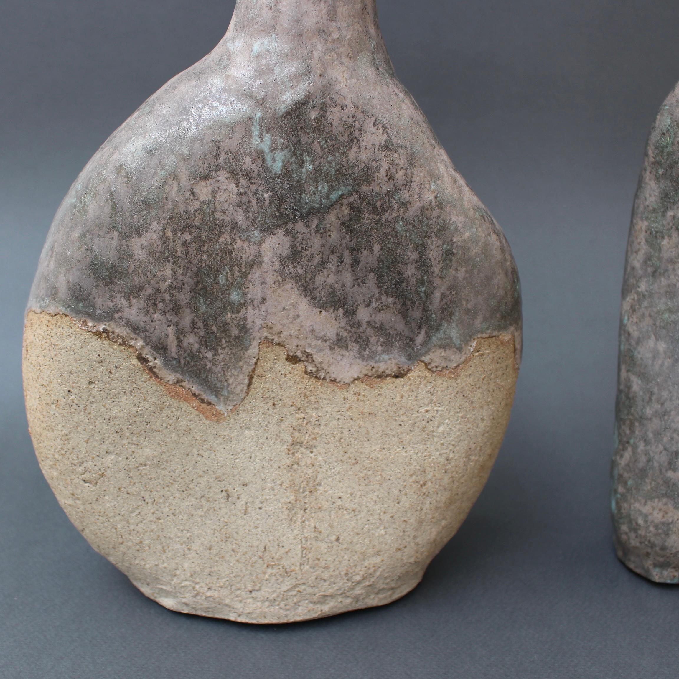 Ensemble de trois vases en grès de Bruno Gambone datant des années 1980 en vente 4