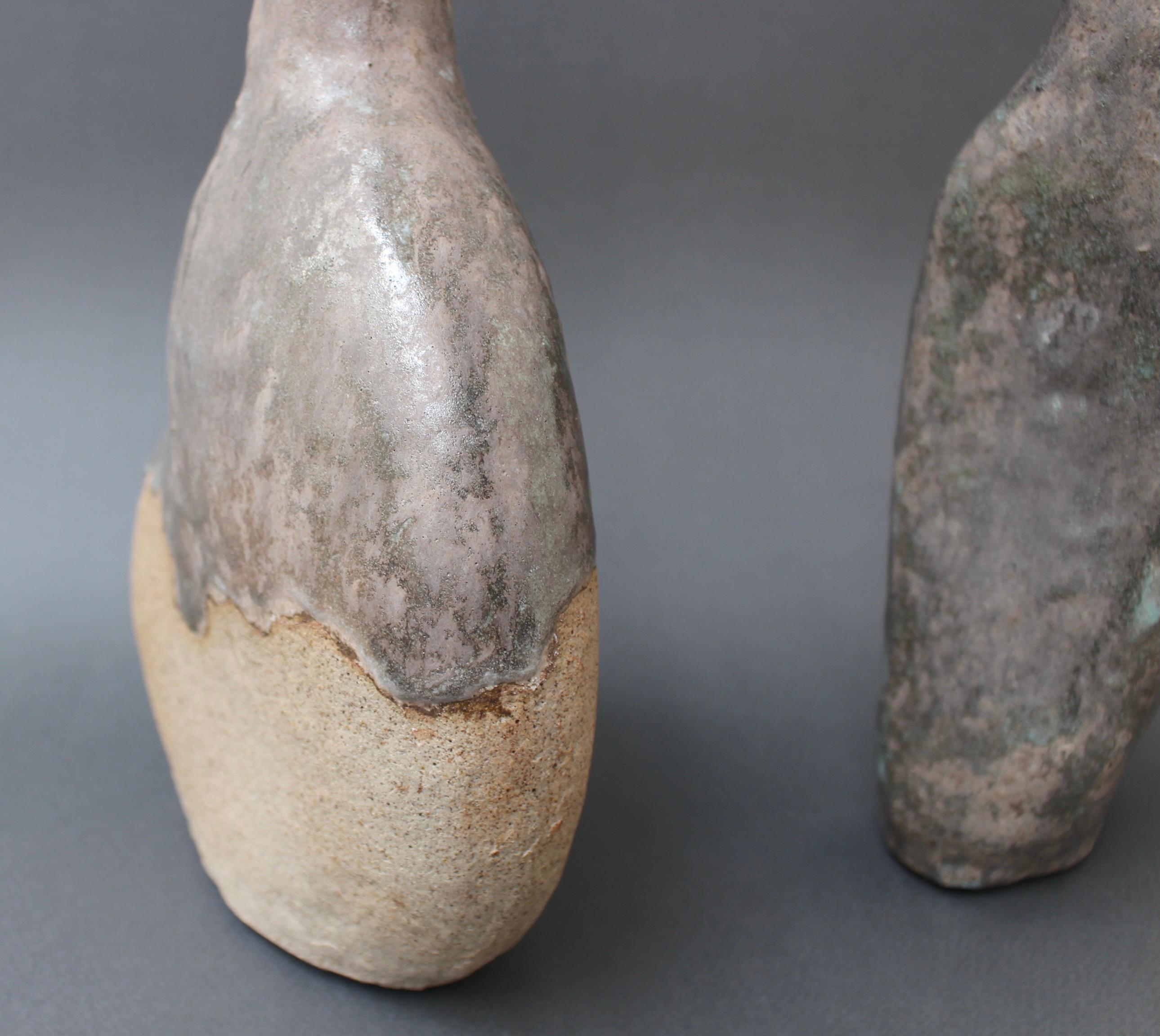 Set of Three Stoneware Vases by Bruno Gambone 'circa 1980s' For Sale 7