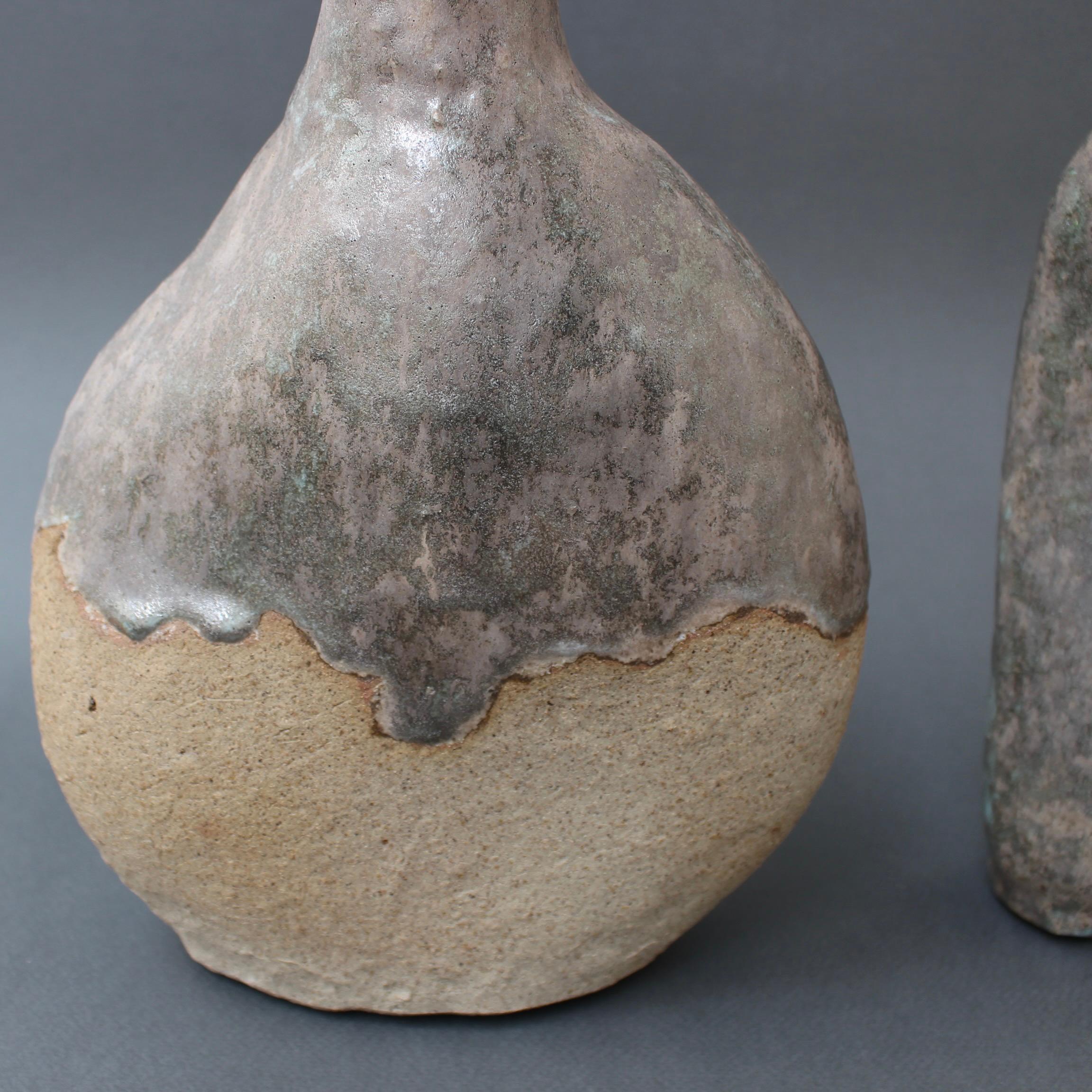 Set of Three Stoneware Vases by Bruno Gambone 'circa 1980s' For Sale 8