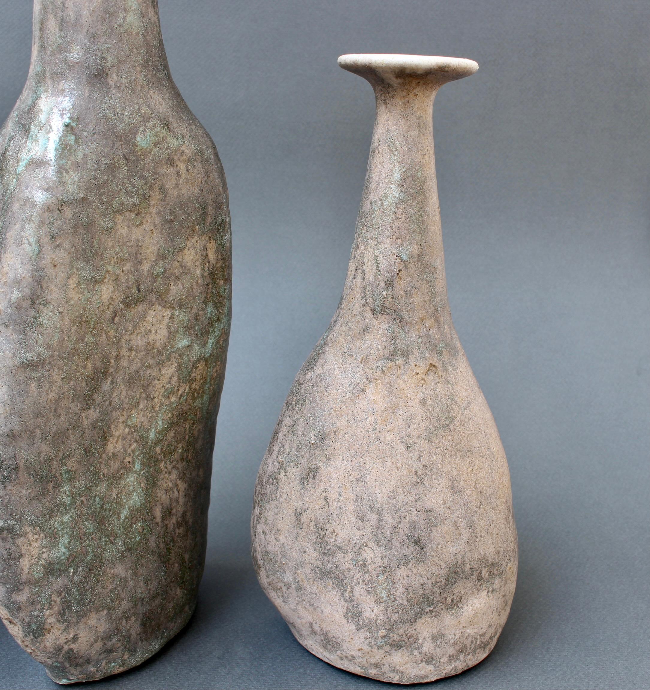 Fin du 20e siècle Ensemble de trois vases en grès de Bruno Gambone datant des années 1980 en vente