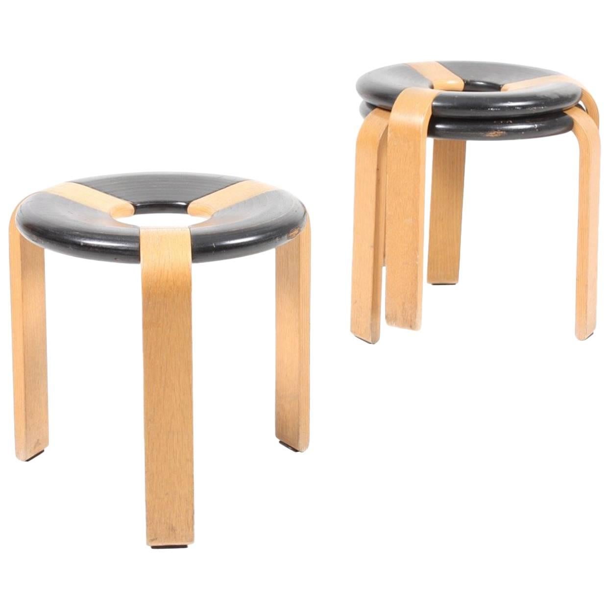 Set of Three Stools by Rud Thygesen