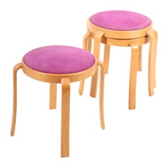 Set of Three Stools, Designed by Rud Thygesen, 1980