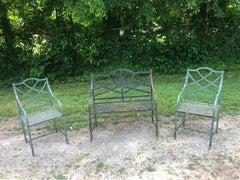 Set of Three Strap Iron Garden Suite