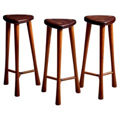 Set of three Studio stools, USA - 1980s