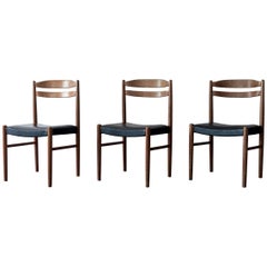 Set of Three Swedish Chairs by Carl Ekström for Albin Johansson & Söner, 1950s