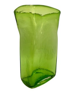 Set Of Three Swedish Midcentury Glass Vases