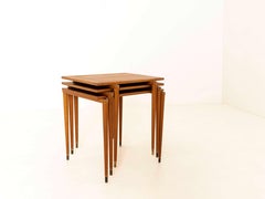 Set of Three Swedish Vintage Nesting Tables by Ljungqvist 1960s