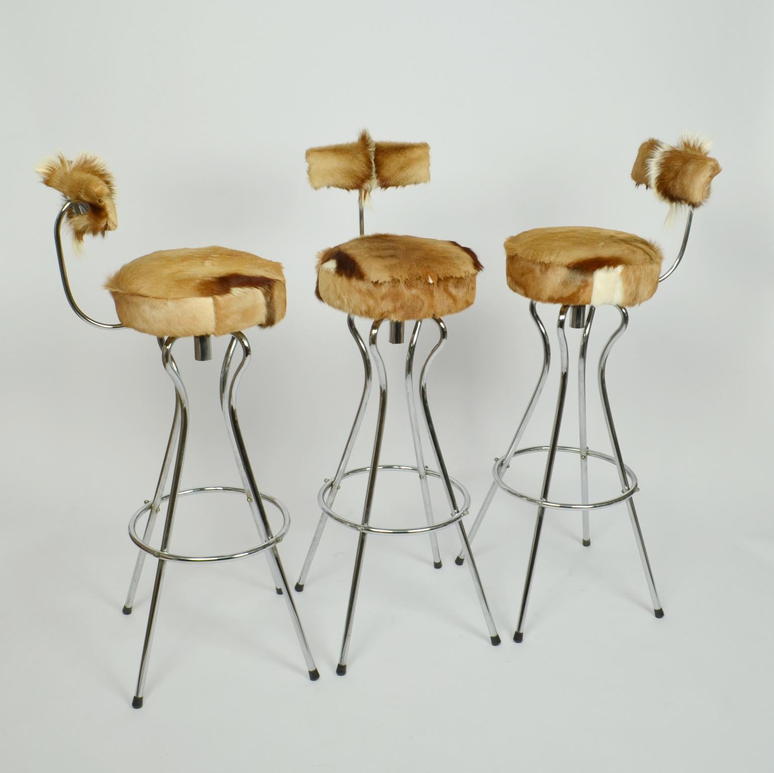 cowhide bar stools swivel