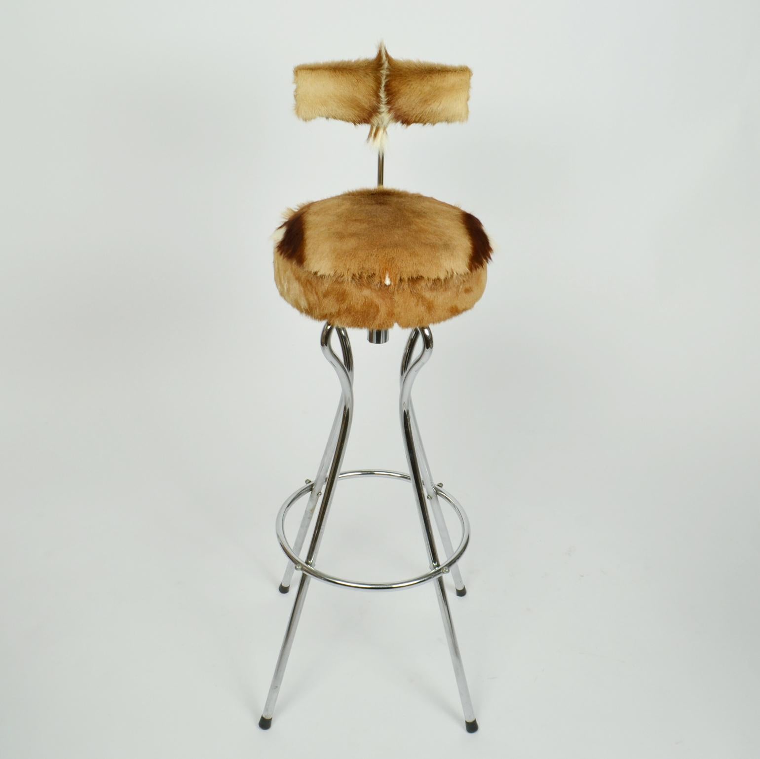 cowhide swivel bar stools with backs