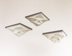Ensemble de trois pendentifs Symfoni de Preben Dahl pour Hans Følsgaard Belysning:: années 1960