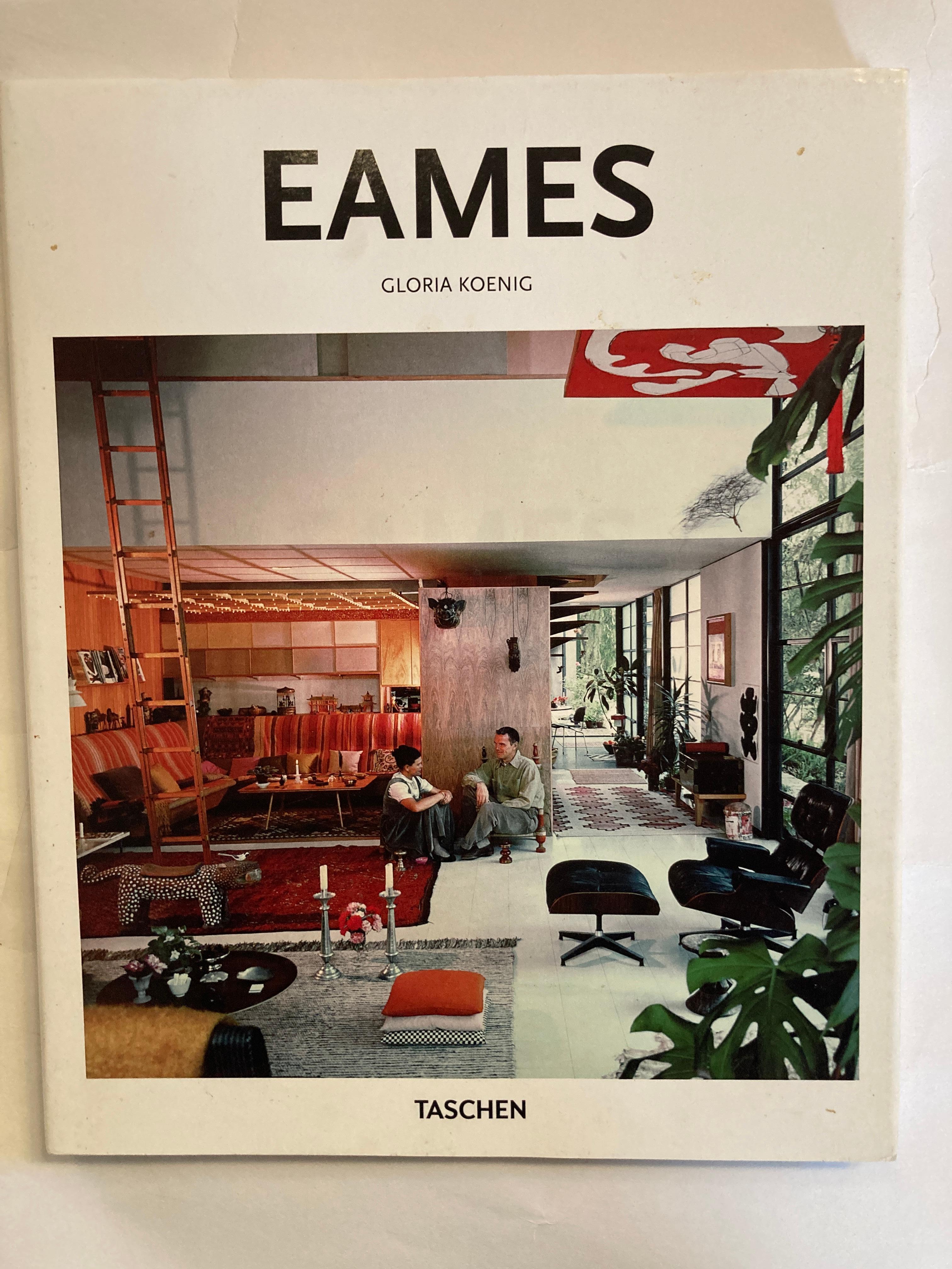 Set of three Taschen hardcover books Eames, case study, Mies van der Rohe.
1st book is : Eames by Taschen
Creative duo Charles and Ray Eames were one of the most transformative forces in design history: through furniture, photography,