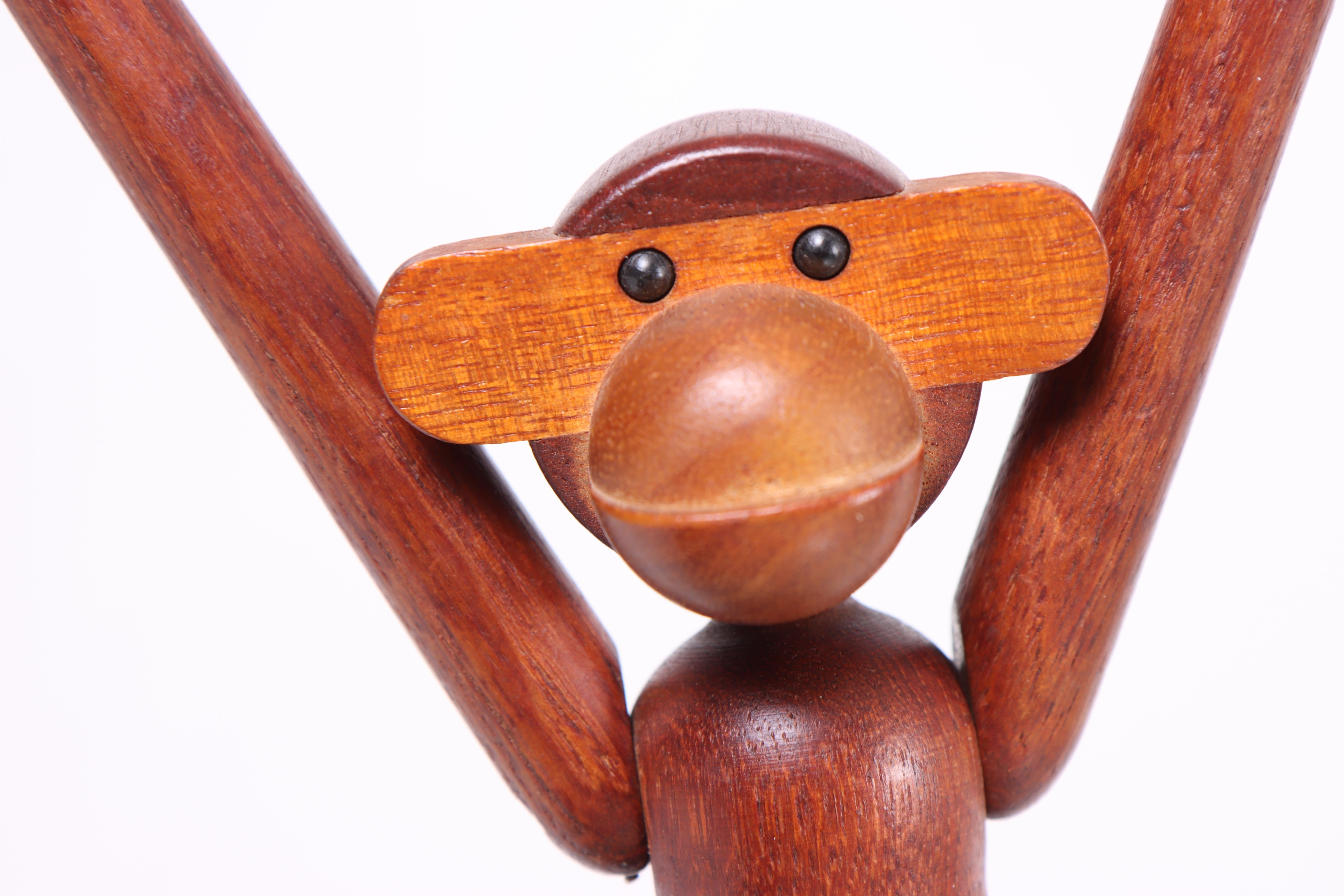 Ensemble de trois figurines en teck et bois de Limba de Kay Bojesen Bon état - En vente à Lejre, DK
