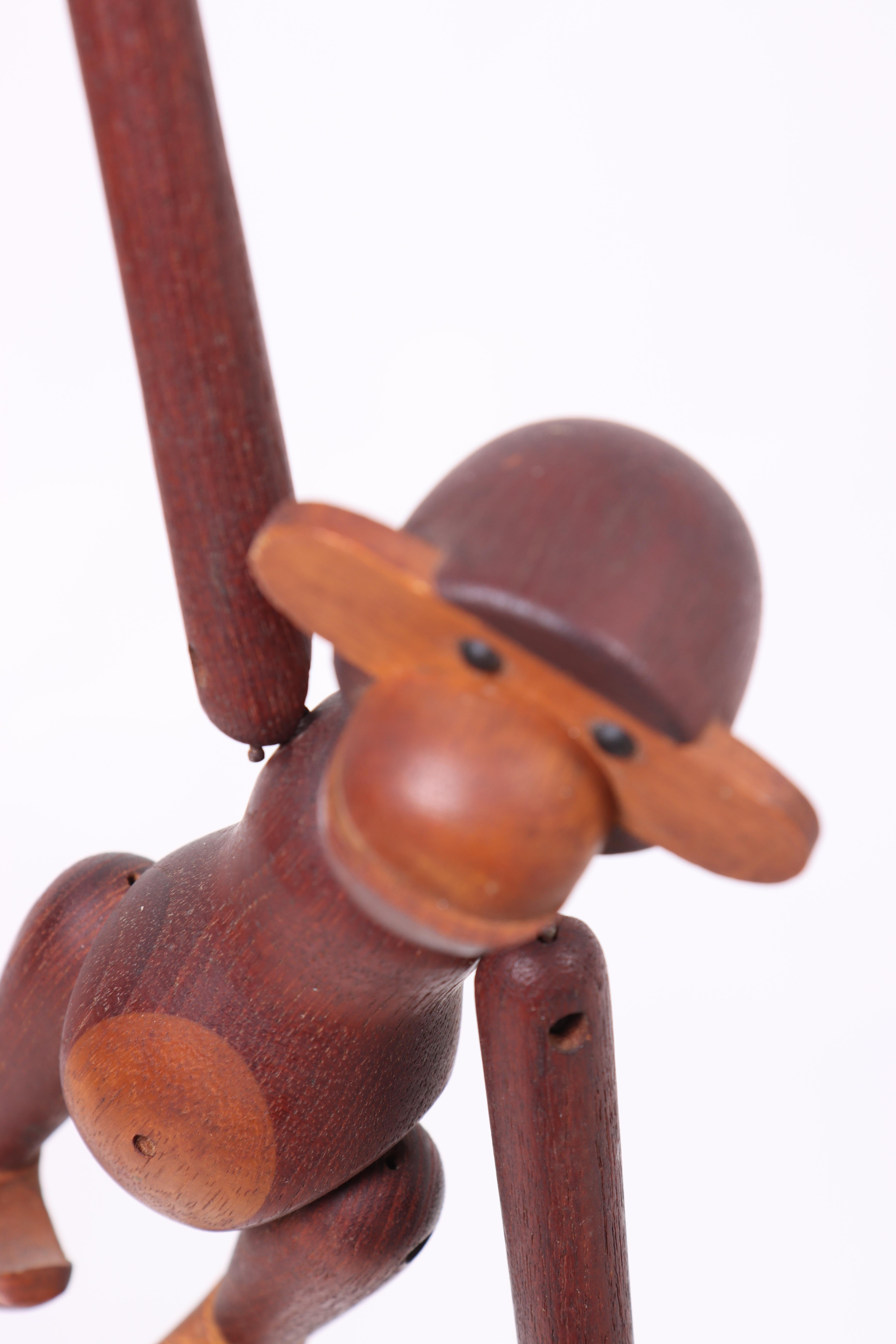 Milieu du XXe siècle Ensemble de trois figurines en teck et bois de Limba de Kay Bojesen en vente