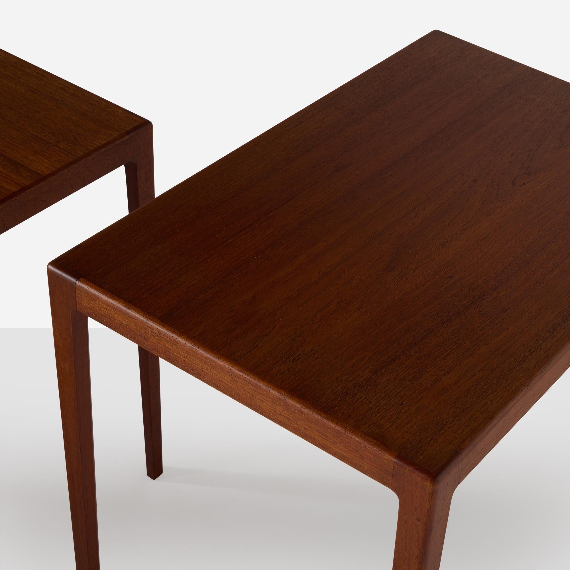 Conjunto de tres mesas nido de teca de Svenn Eske Kristensen para Ludvig Pontoppidan en venta 2