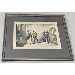 Set of Three "Temperance" Color Engravings by Cruikshank, 19th Century