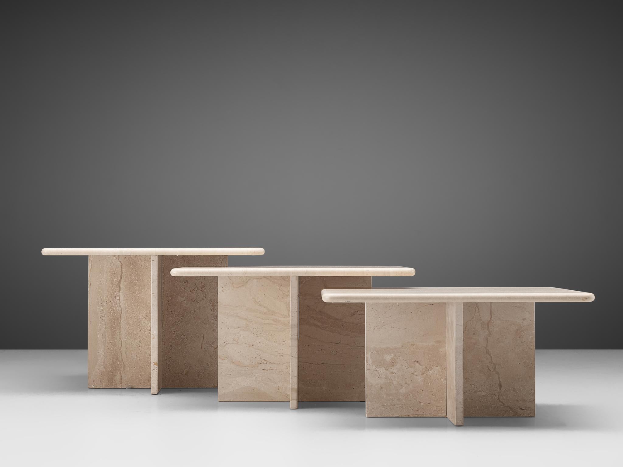 set of three coffee tables