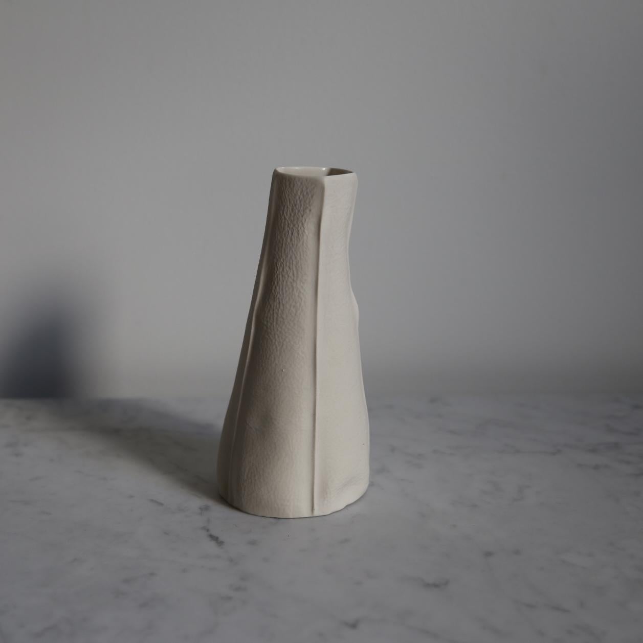 Set of Three Unique Kawa Vases and Vessels, Porcelain, Ceramic, in Stock In New Condition In Brooklyn, NY