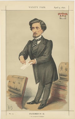 Set of Three Vanity Fair Portraits – Statesman and Sovereign, London 1870