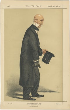 Set of Three Vanity Fair Portraits – Statesmen and Man of the Day, London 1870