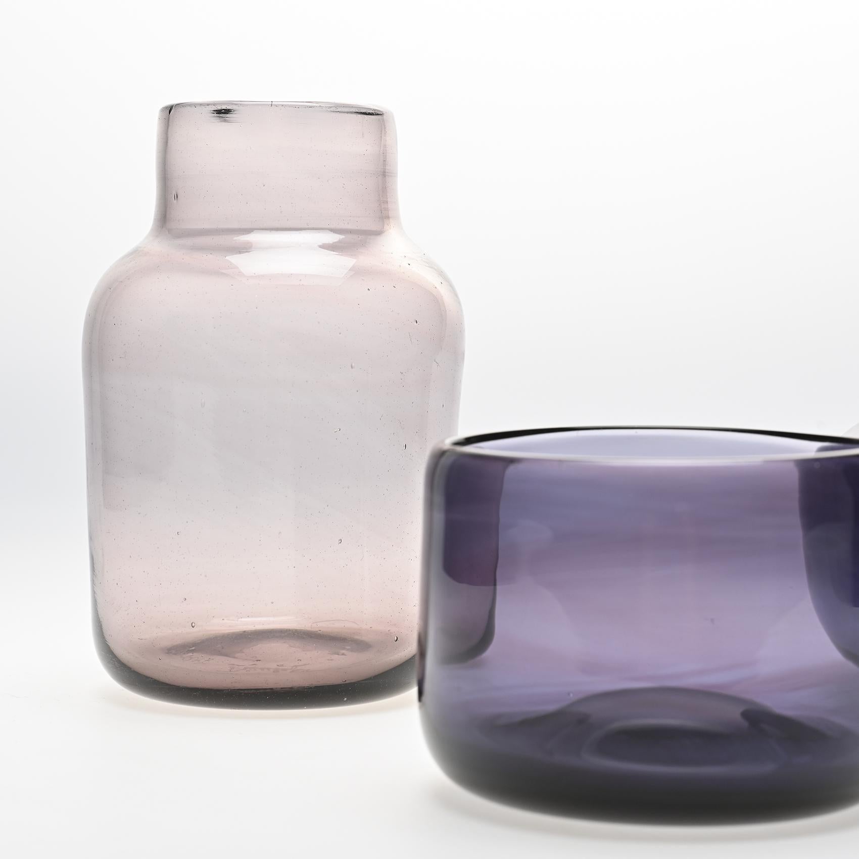 Set of Three Vases by Claude Morin, circa 1980 For Sale 8