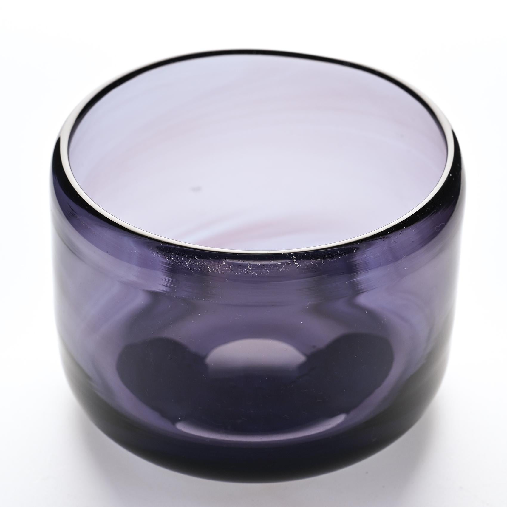 French Set of Three Vases by Claude Morin, circa 1980 For Sale
