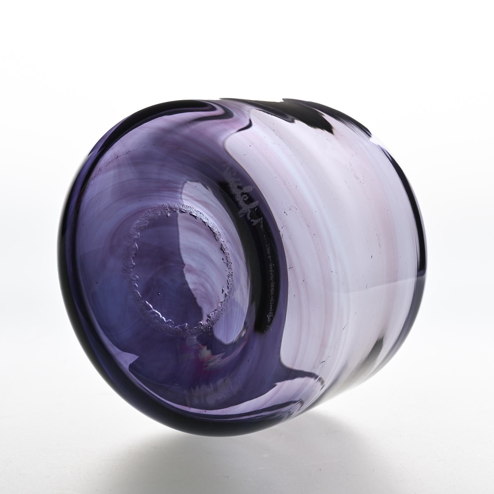 Set of Three Vases by Claude Morin, circa 1980 In Excellent Condition For Sale In VILLEURBANNE, FR